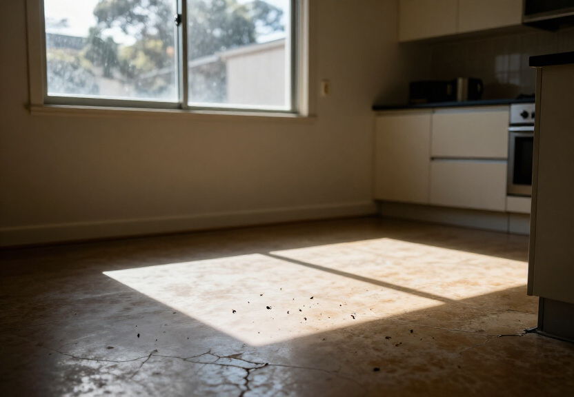 Cockroaches in a Beaumont Hills kitchen